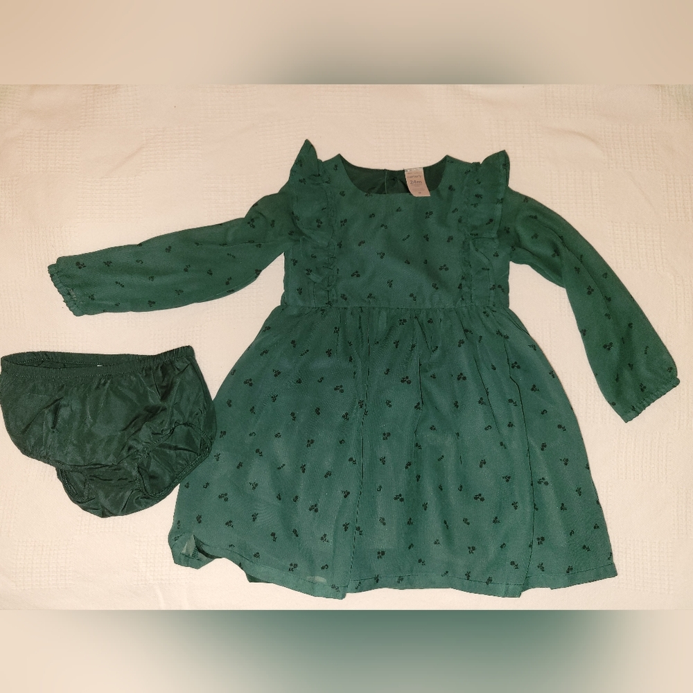 Elegant green dress